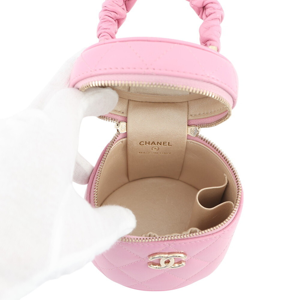 Chanel Vanity Bag, Coco Mark, Matelassé, Lambskin, AP2730, CHANEL Handbag, Po... - Picture 5 of 14